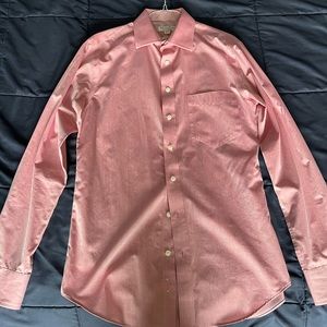 Merona men’s The Ultimate Shirt pink button up size small